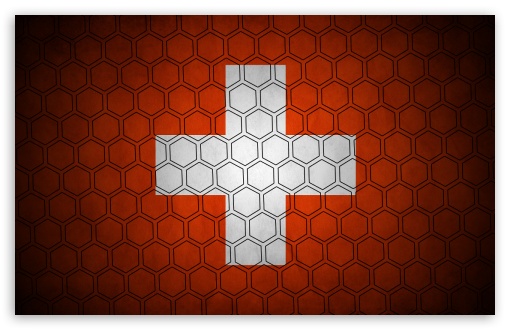 Hexagon Flagge Schweiz UltraHD Wallpaper for Widescreen 16:10 ;