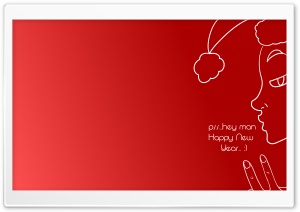 hey Happy New Year Ultra HD Wallpaper for 4K UHD Widescreen desktop, tablet & smartphone