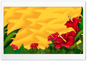 Hibiscus Flowers Ultra HD Wallpaper for 4K UHD Widescreen desktop, tablet & smartphone