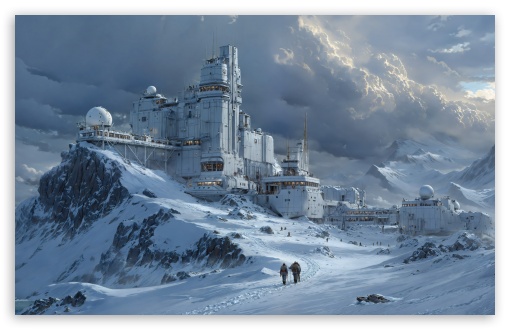 Hidden Base in the Winter Mountains UltraHD Wallpaper for UHD 16:9 ; HD 16:9 ; UltraWide 21:9 24:10 ; Widescreen 16:10 5:3 ; Fullscreen 4:3 5:4 3:2 ; Tablet 1:1 ; Mobile 9:16 9:19.5 9:20 10:16 2:3 3:5 3:4 ;