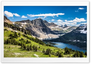 Hidden Lake Glacier National Park Montana Ultra HD Wallpaper for 4K UHD Widescreen desktop, tablet & smartphone