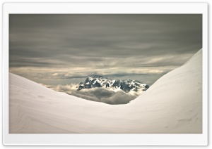 High Mountain View, Winter Ultra HD Wallpaper for 4K UHD Widescreen desktop, tablet & smartphone