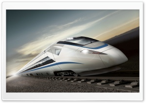 High Speed Train Ultra HD Wallpaper for 4K UHD Widescreen desktop, tablet & smartphone