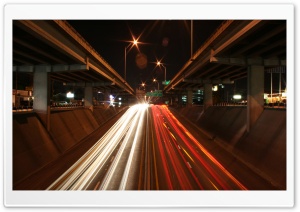 Highways At Night Ultra HD Wallpaper for 4K UHD Widescreen desktop, tablet & smartphone