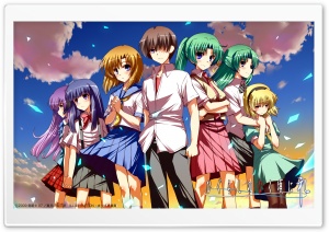 Higurashi Ultra HD Wallpaper for 4K UHD Widescreen Desktop, Lockscreen, Screensaver, TV, Tablet, Smartphone