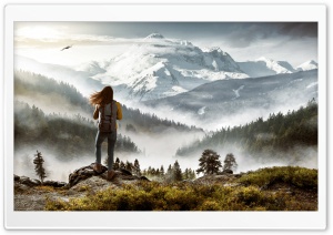 Hiker Ultra HD Wallpaper for 4K UHD Widescreen desktop, tablet & smartphone