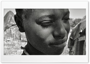 himba woman 4K UHD Wallpaper for Widescreen and UltraWide Desktop, UltraHD TV, Smartphone, Tablet