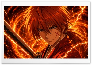 Himura Kenshin 4K UHD Wallpaper for Widescreen and UltraWide Desktop, UltraHD TV, Smartphone, Tablet