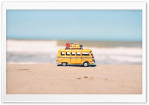Hippie VW Bus Toy Ultra HD Wallpaper for 4K UHD Widescreen desktop, tablet & smartphone