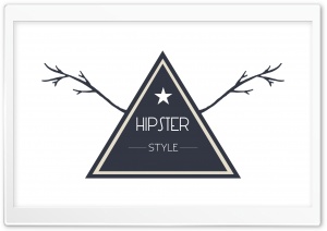 Hipster Style Badge Ultra HD Wallpaper for 4K UHD Widescreen desktop, tablet & smartphone