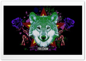 Hipster Wolf Ultra HD Wallpaper for 4K UHD Widescreen desktop, tablet & smartphone