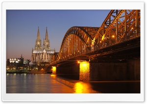 Hohenzollern Bridge Ultra HD Wallpaper for 4K UHD Widescreen desktop, tablet & smartphone
