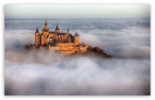 Hohenzollern Castle Fog, Germany UltraHD Wallpaper for HD 16:9 ; Widescreen 16:10 5:3 ; Fullscreen 4:3 5:4 3:2 ; Tablet 1:1 ; Mobile 3:5 3:4 ; Dual 16:10 5:3 16:9 4:3 5:4 ;