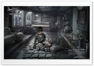 Homeless at Home - Childboy Ultra HD Wallpaper for 4K UHD Widescreen desktop, tablet & smartphone