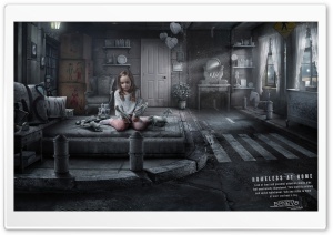Homeless at Home - Childgirl Ultra HD Wallpaper for 4K UHD Widescreen desktop, tablet & smartphone