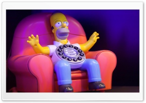 Homer Calls Home Ultra HD Wallpaper for 4K UHD Widescreen desktop, tablet & smartphone