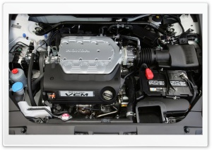 Honda 3.5 i VTEC VCM Engine 4K UHD Wallpaper for Widescreen and UltraWide Desktop, UltraHD TV, Smartphone, Tablet
