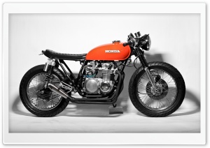 Honda classic motorbike 4K UHD Wallpaper for Widescreen and UltraWide Desktop, UltraHD TV, Smartphone, Tablet