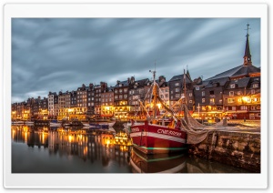 Honfleur Port, France, Europe Ultra HD Wallpaper for 4K UHD Widescreen desktop, tablet & smartphone