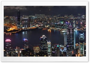 Hong Kong Skyline Ultra HD Wallpaper for 4K UHD Widescreen desktop, tablet & smartphone