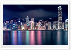 Hong Kong Skyscrapers Ultra HD Wallpaper for 4K UHD Widescreen desktop, tablet & smartphone