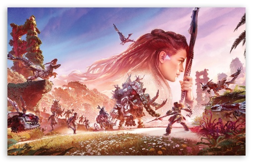 Horizon Forbidden West Box Art UltraHD Wallpaper for UHD 16:9 ; HD 16:9 ; UltraWide 21:9 24:10 ; Widescreen 16:10 5:3 ; Fullscreen 4:3 5:4 3:2 ; Tablet 1:1 ; Mobile 9:16 10:16 ;