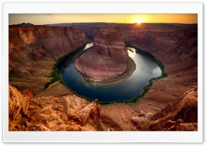 Horseshoe Bend, Arizona Ultra HD Wallpaper for 4K UHD Widescreen desktop, tablet & smartphone