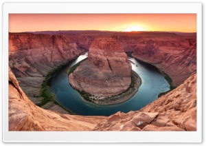 Horseshoe Bend, Colorado River, Arizona, Travel, Hiking, Canyon 4K UHD Wallpaper for Widescreen and UltraWide Desktop, UltraHD TV, Smartphone, Tablet