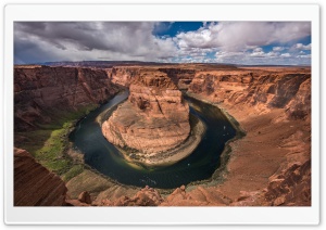Horseshoe Bend Scenic Overlook, Arizona Ultra HD Wallpaper for 4K UHD Widescreen desktop, tablet & smartphone