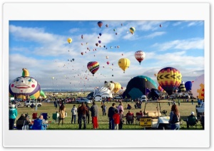 Hot Air Balloons Festival Image Ultra HD Wallpaper for 4K UHD Widescreen desktop, tablet & smartphone