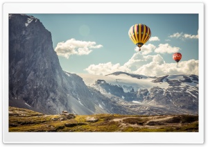 Hot Air Balloons in the Air Ultra HD Wallpaper for 4K UHD Widescreen desktop, tablet & smartphone