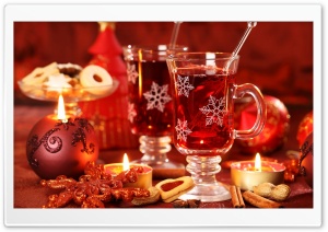 Hot Christmas Tea Ultra HD Wallpaper for 4K UHD Widescreen desktop, tablet & smartphone