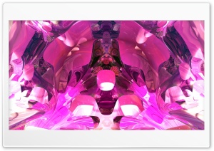 Hot Pink Architecture - 3D Fractal Art Ultra HD Wallpaper for 4K UHD Widescreen desktop, tablet & smartphone