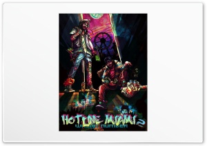 Hotline Miami 2 Wrong Numbers 4K UHD Wallpaper for Widescreen and UltraWide Desktop, UltraHD TV, Smartphone, Tablet