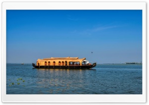 House Boat Kerala Ultra HD Wallpaper for 4K UHD Widescreen desktop, tablet & smartphone