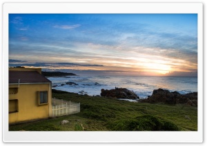 House By The Sea Side Ultra HD Wallpaper for 4K UHD Widescreen desktop, tablet & smartphone