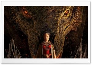House of the Dragon Princess Rhaenyra Targaryen Ultra HD Wallpaper for 4K UHD Widescreen desktop, tablet & smartphone