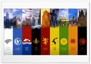 Houses of Game of Thrones Ultra HD Wallpaper for 4K UHD Widescreen desktop, tablet & smartphone