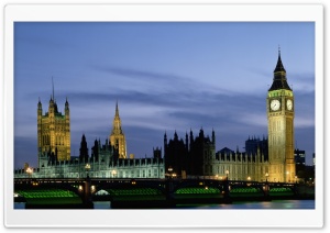 Houses Of Parliament And Big Ben, London, UK, Europe Ultra HD Wallpaper for 4K UHD Widescreen desktop, tablet & smartphone