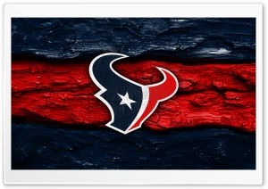 Houston Texans Wooden Logo 4K UHD Wallpaper for Widescreen and UltraWide Desktop, UltraHD TV, Smartphone, Tablet