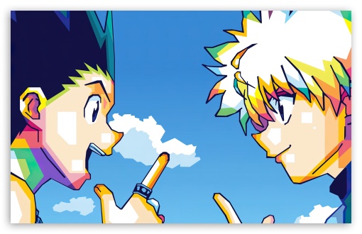 Hunter x Hunter, Gon and Killua Fanart Ultra HD Desktop Background