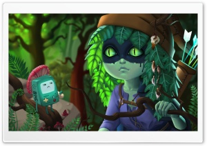 Huntress Wizzard by Izabela Zyskowska Ultra HD Wallpaper for 4K UHD Widescreen desktop, tablet & smartphone