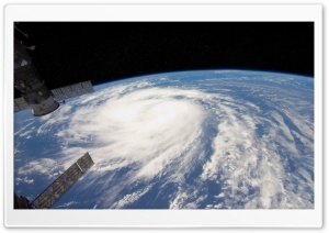 Hurricane From Space View Ultra HD Wallpaper for 4K UHD Widescreen desktop, tablet & smartphone