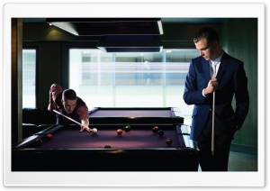 Hurts Playing Billiards Ultra HD Wallpaper for 4K UHD Widescreen desktop, tablet & smartphone