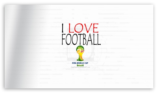 I love football UltraHD Wallpaper for HD 16:9 ;