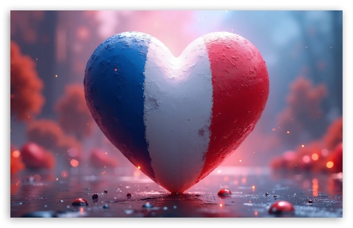 I Love France UltraHD Wallpaper for Widescreen 16:10 ;