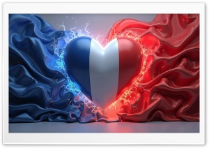I Love France 4K UHD Wallpaper for Widescreen and UltraWide Desktop, UltraHD TV, Smartphone, Tablet