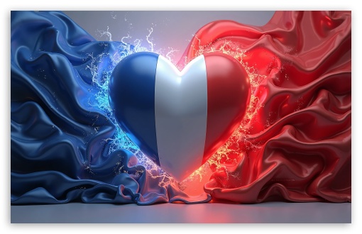 I Love France UltraHD Wallpaper for Widescreen 16:10 ;