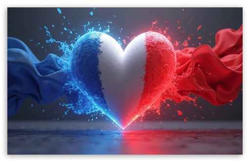 I Love France UltraHD Wallpaper for Widescreen 16:10 ;