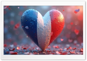 I Love France 4K UHD Wallpaper for Widescreen and UltraWide Desktop, UltraHD TV, Smartphone, Tablet